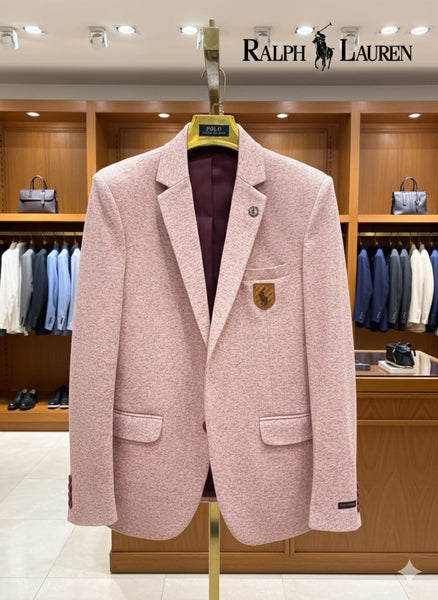 Premium Brand Signature Crest Blazer  Classic American Elegance