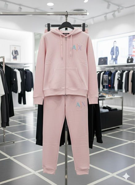 Premium Pink Hoodie & Jogger Set Soft Comfort in a Chic Pastel Tone
