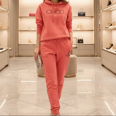 Luxe Crystal-Detail Women’s Co-Ordinate Set