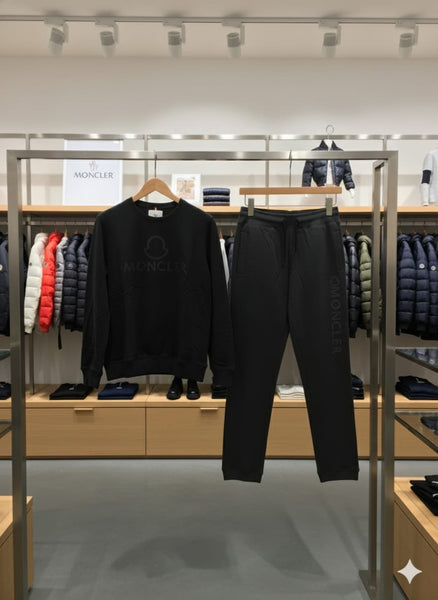 Elite Charcoal Monochrome Men’s Luxury Track Set