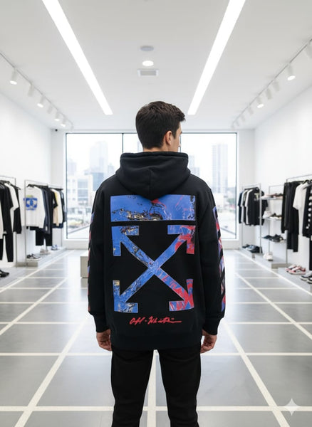 Premium Cosmic Brushstroke Hoodie