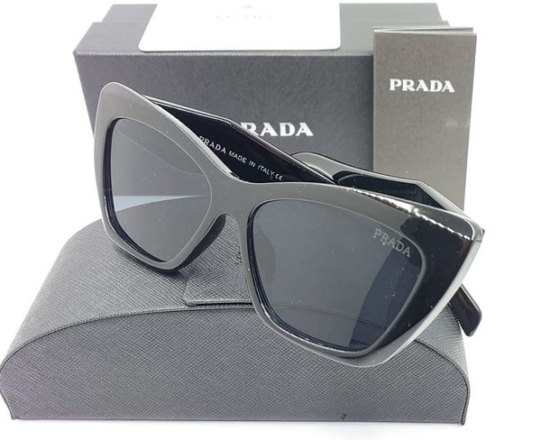 Luxel Bold Black Cat-Eye Luxe Sunglasses