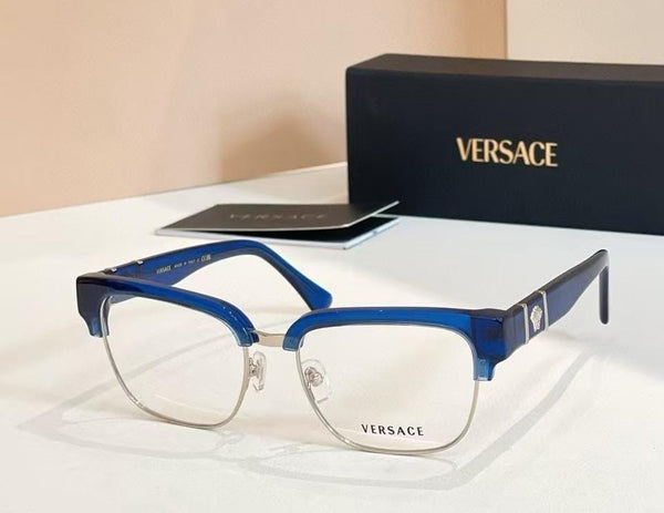 Branded Eyewear Optical Frame with Signature Medusa Accents
