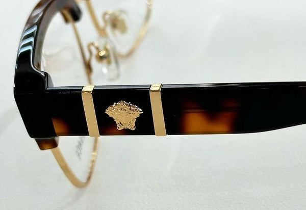 Branded Eyewear Optical Frame with Signature Medusa Accents