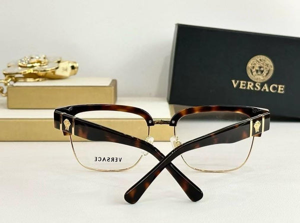 Branded Eyewear Optical Frame with Signature Medusa Accents