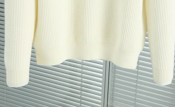 Premium Classic Striped Sleeve Knit Pullover