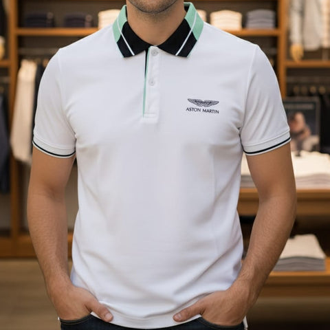 Premium Contrasting Collar T- Shirt