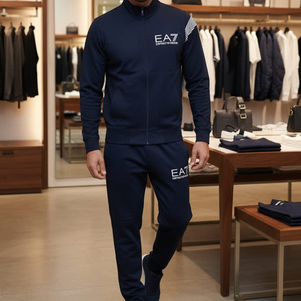 Navy Blue Premium Tracksuit for Men