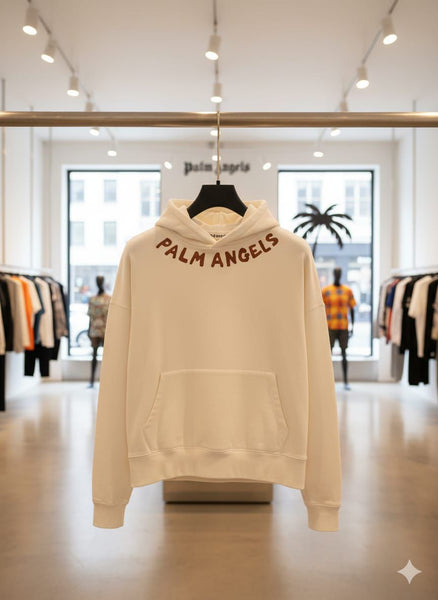 Luxury Imported Logo-Print Hoodie