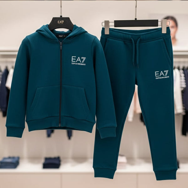Kids Zip-Up Hoodie and Jogger Set