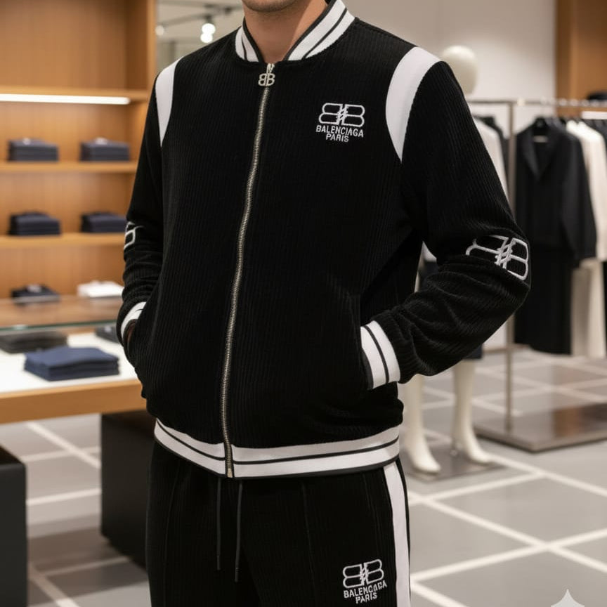 Black & White Premium Tracksuit Set