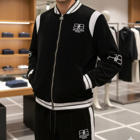 Black & White Premium Tracksuit Set