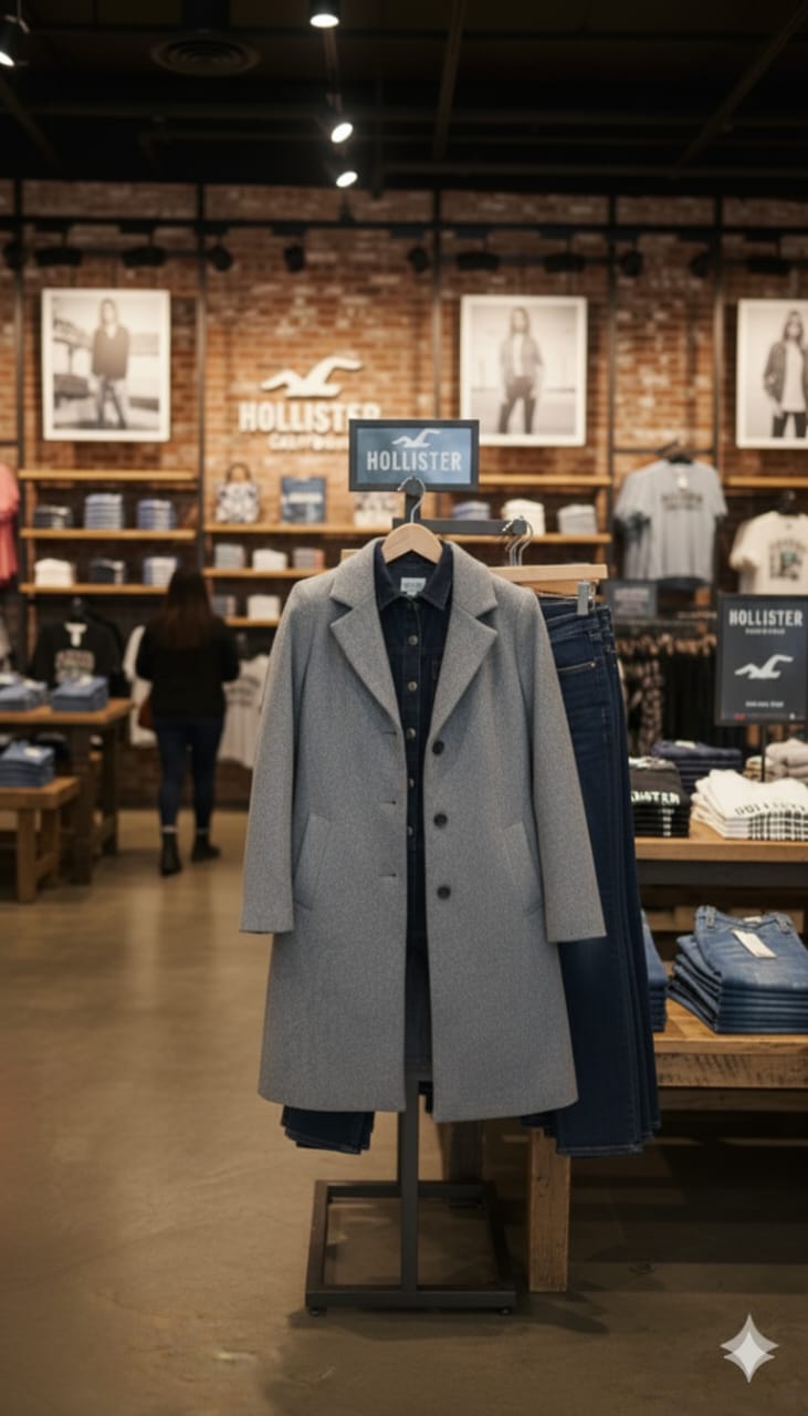 Premium Classic Wool Coat for Women