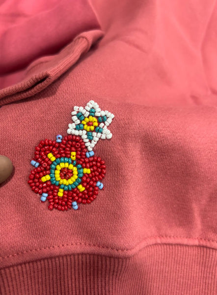 Luxe Pink Daisy Sweatshirt