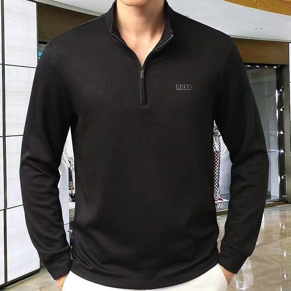 Luxurious Men's Quarter-Zip Pullover