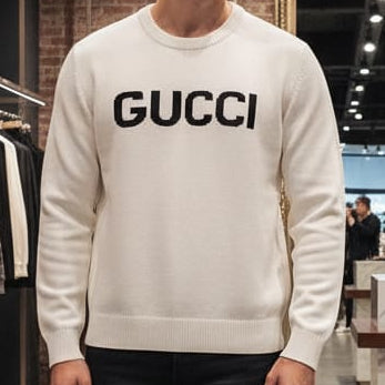 Imported  Classic Pullover with Bold Logo