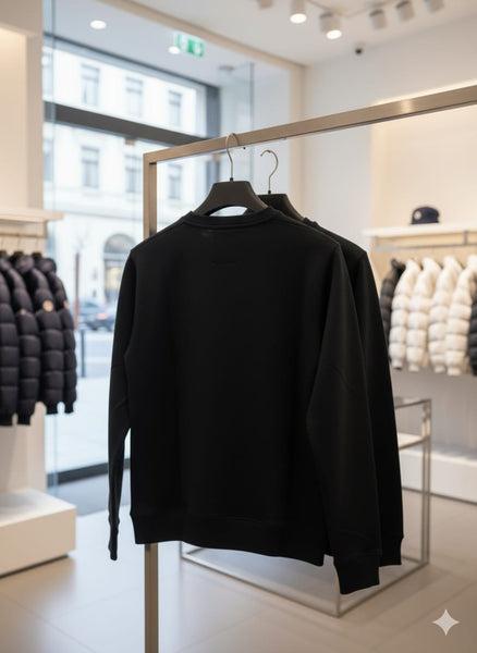 Luxury Brand Signature Black Sweatshirt Premium, Stylish & Comfortable