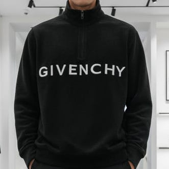 Premium Classic Black Logo Sweatshirt