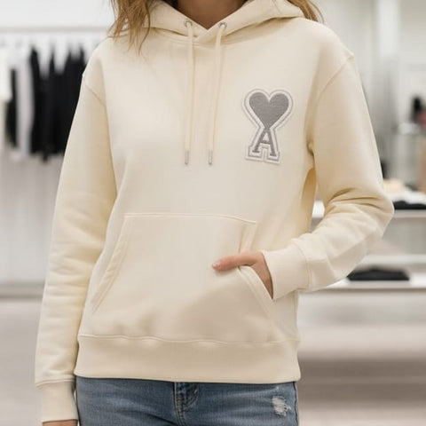Premium Cozy and Warm Hoodie with Heart Logo Patch