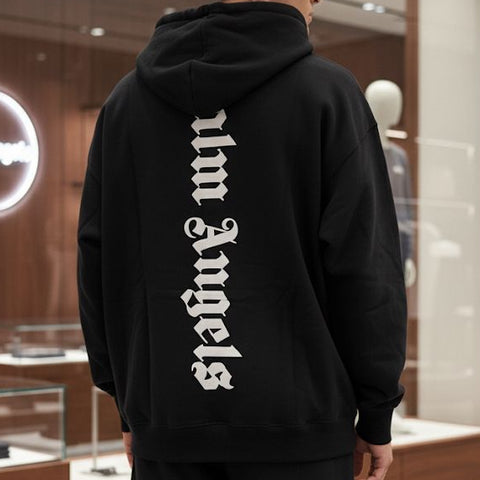 Premium  Black Logo Hoodie