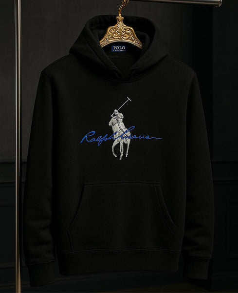 Premium Polo Embroidered Graphic Hoodie for Men