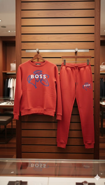 Women’s Stylish Red Sweatshirt & Jogger Set  Premium Casual