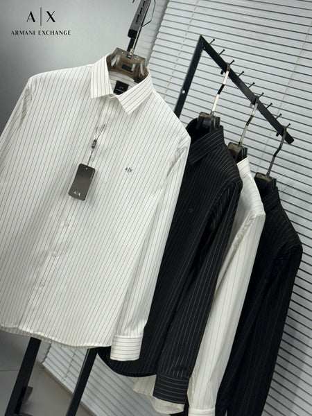Premium Men’s Classic Striped Formal Shirt