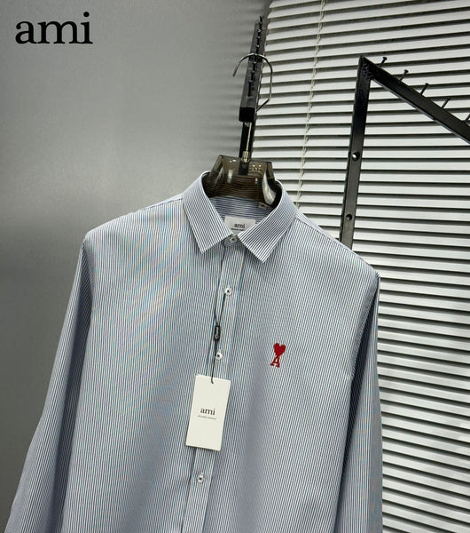 Brand  Signature Striped Shirt Premium Casual Elegance