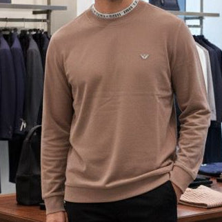 Premium Taupe Sweatshirt Minimal Luxury Style