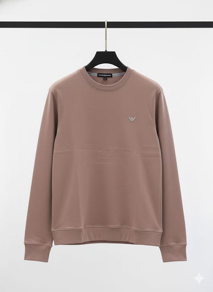 Premium Taupe Sweatshirt Minimal Luxury Style