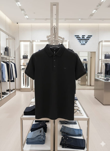 Classic Black Polo T-Shirt Timeless Smart Casual Style