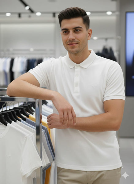 Classic Elegant  Polo T-Shirt Timeless Smart Casual Style