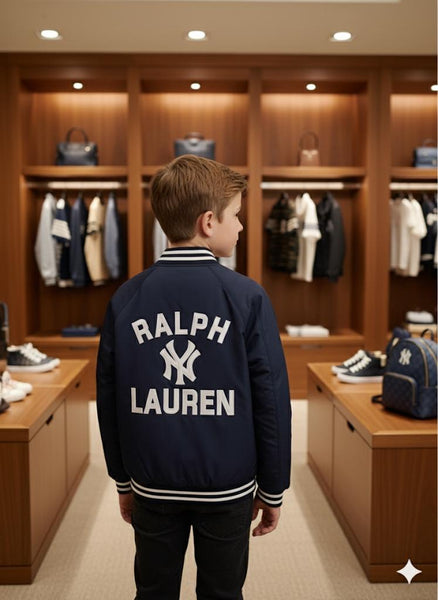 Exclusive  premium Navy Blue Jacket for Kids Cozy Winter Style
