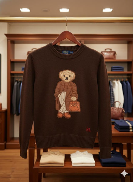 Premium Striped Crew Neck Sweater Classic & Stylish Knitwear