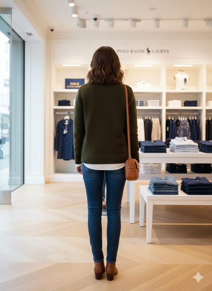 Stylish Teddy Bear Graphic Crew Neck Pullover