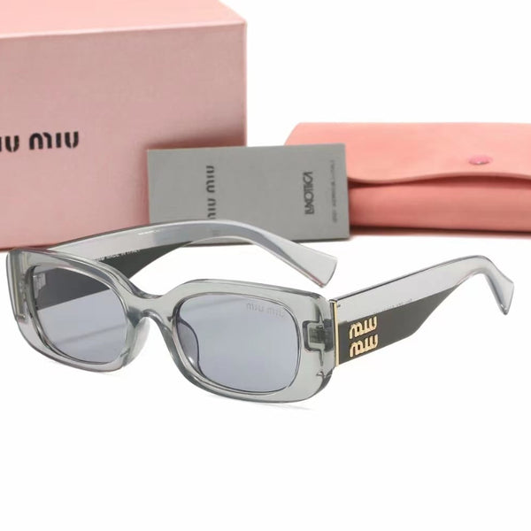 Women’s  Rectangular Sunglasses with Logo Detail
