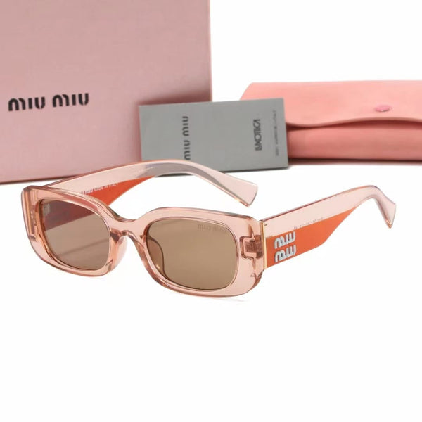 Women’s  Rectangular Sunglasses with Logo Detail