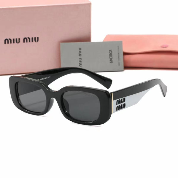 Women’s  Rectangular Sunglasses with Logo Detail