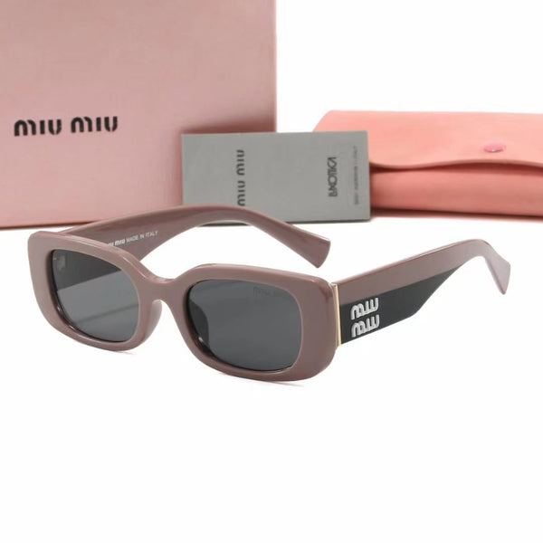 Women’s  Rectangular Sunglasses with Logo Detail