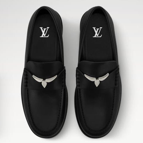 Men’s Luxury Black Leather Loafers