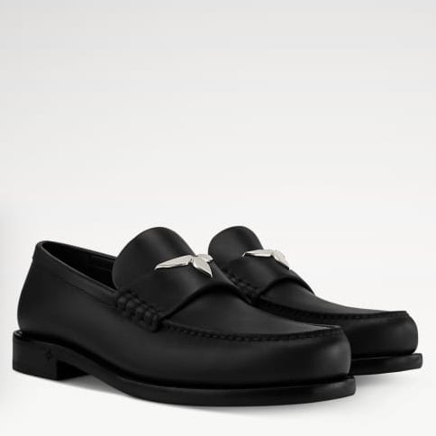 Men’s Luxury Black Leather Loafers
