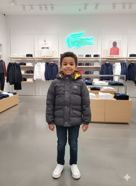 Kids’ Warm Puffer Jacket with Hood