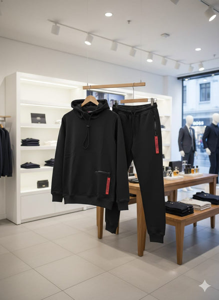 Luxury Hooded Tracksuit Set Stylish Comfort Wear