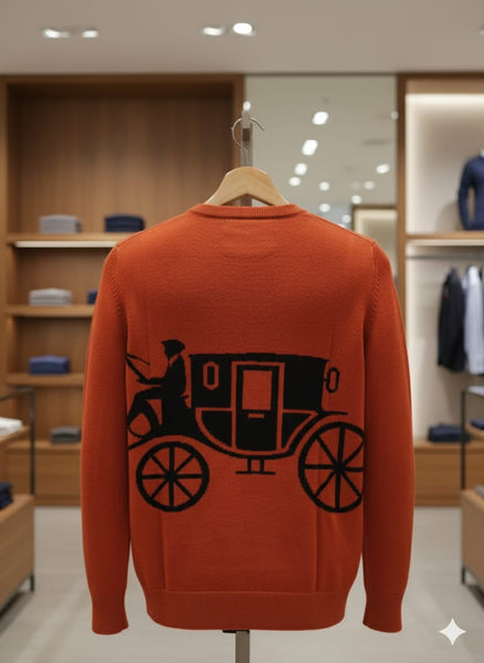 Men’s Classic Horse Graphic Knit Sweater