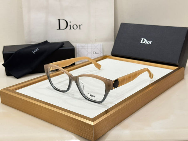 Luxury Designer Square Frame Eyeglasses
