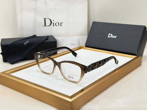 Luxury Designer Square Frame Eyeglasses