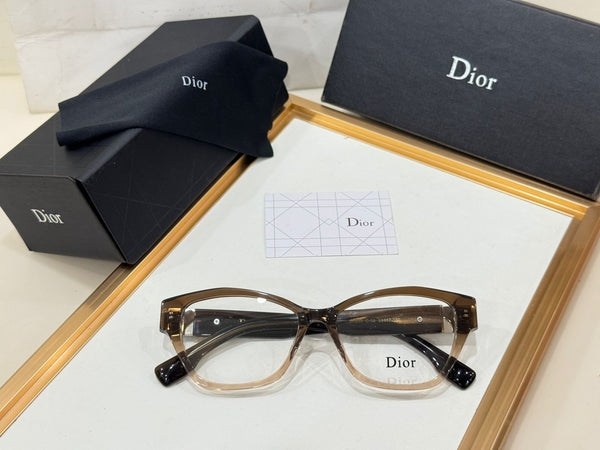 Luxury Designer Square Frame Eyeglasses