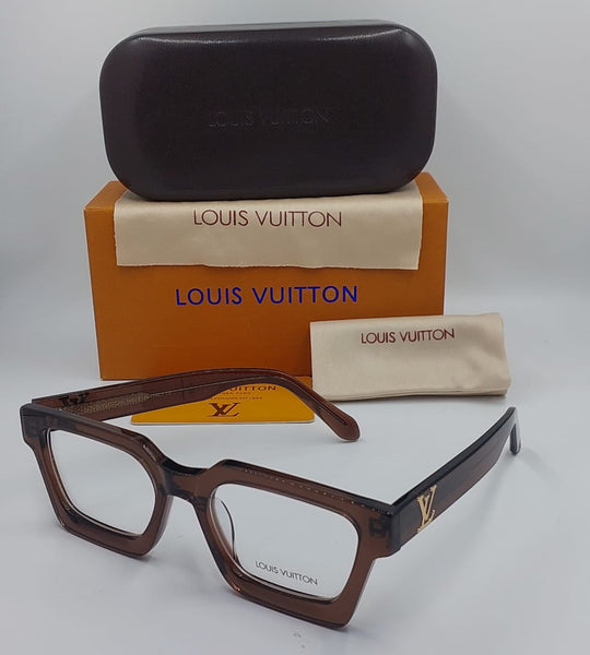 Premium Square Full-Frame Eyeglasses with Stylish Case Classic Modern Design