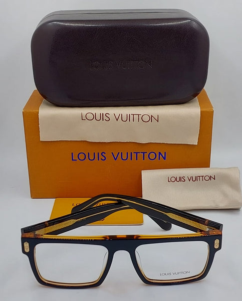 Premium Square Full-Frame Eyeglasses with Stylish Case Classic Modern Design