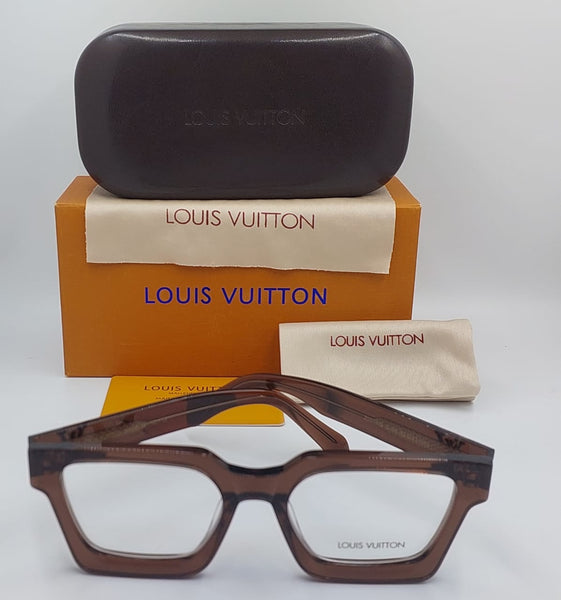 Premium Square Full-Frame Eyeglasses with Stylish Case Classic Modern Design